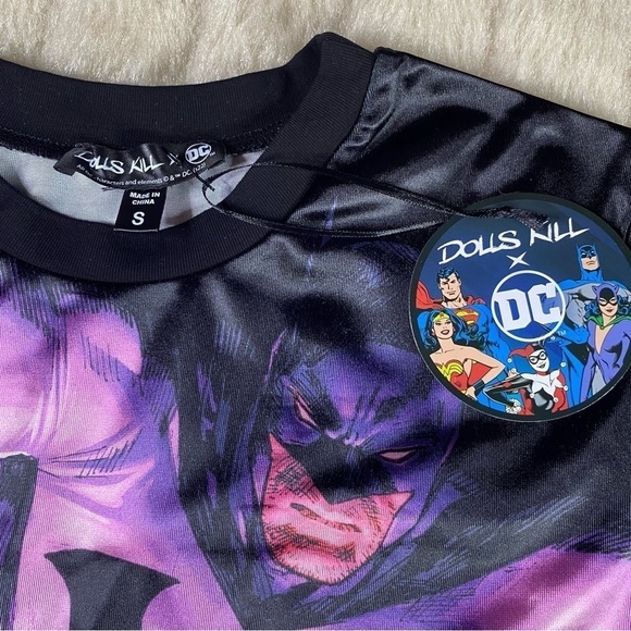 Dolls Kill x DC COMICS Partners in Crime Graphic TOP NWT - Picture 4 of 6